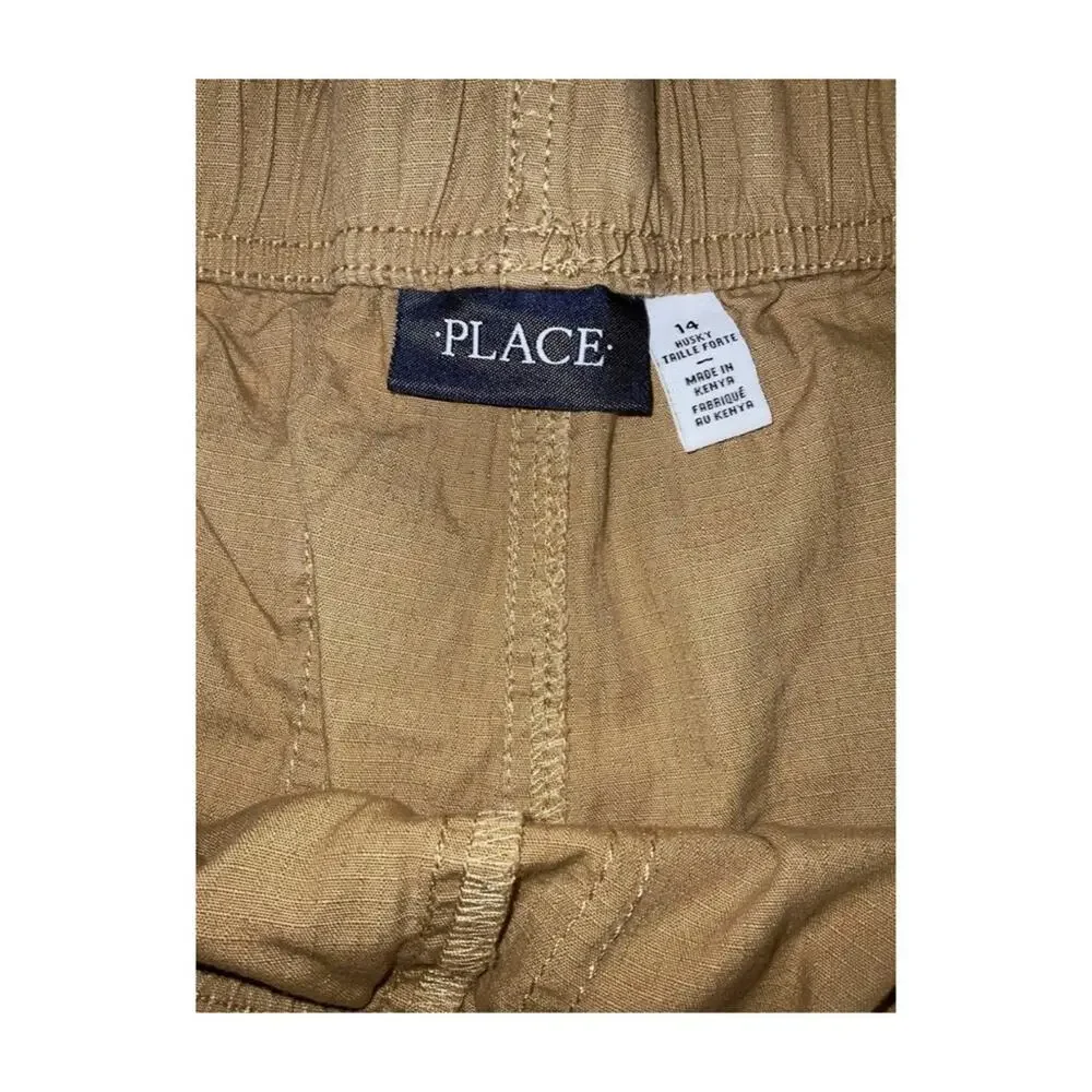 Children Place Cargo Khaki Shorts 14